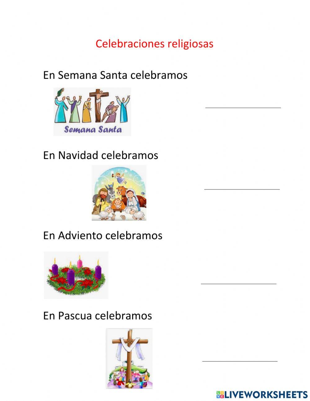 Celebraciones litúrgicas