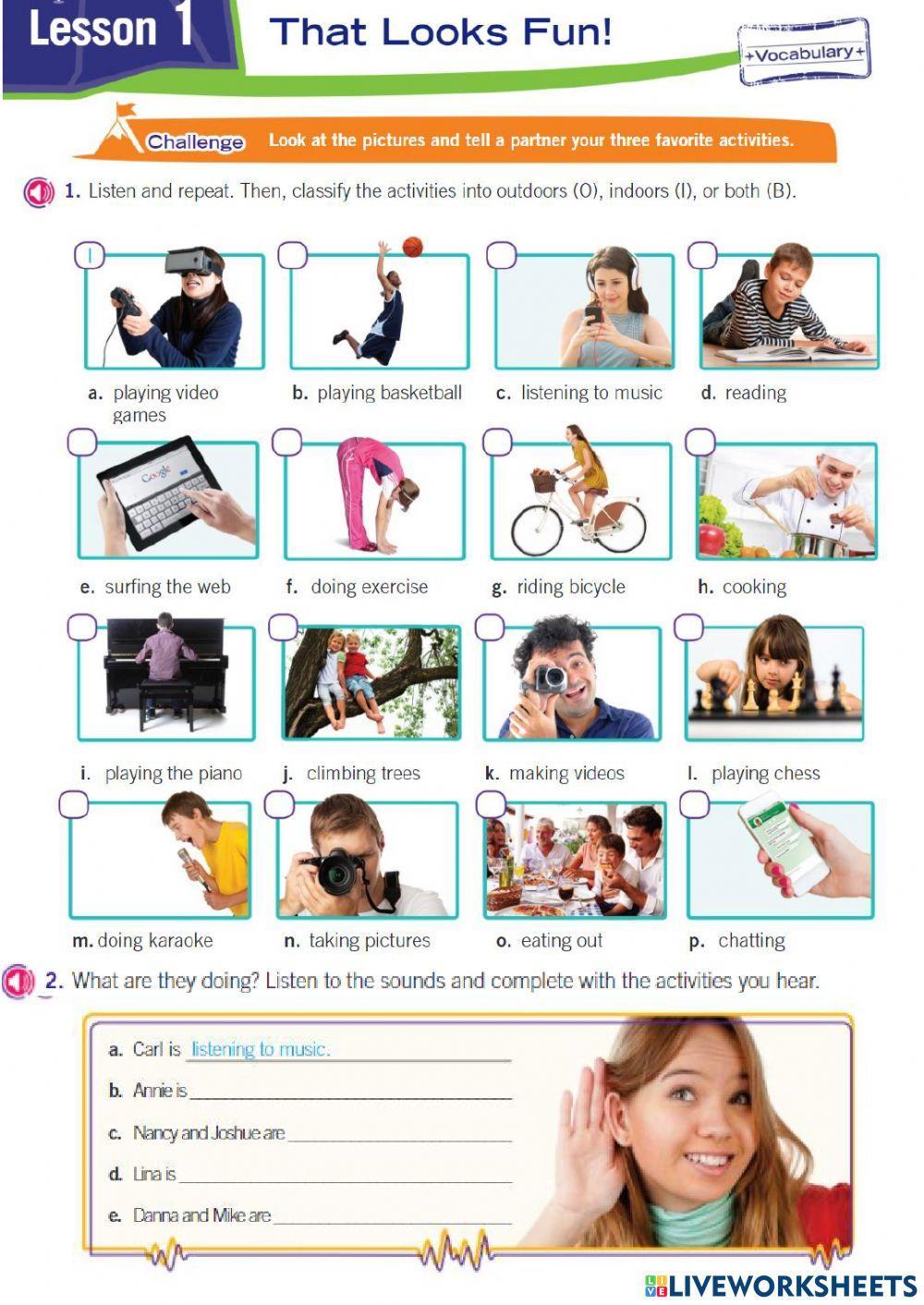Identificar brincadeiras populares online activity for 2. You can do the  exercises online or download the workshee…