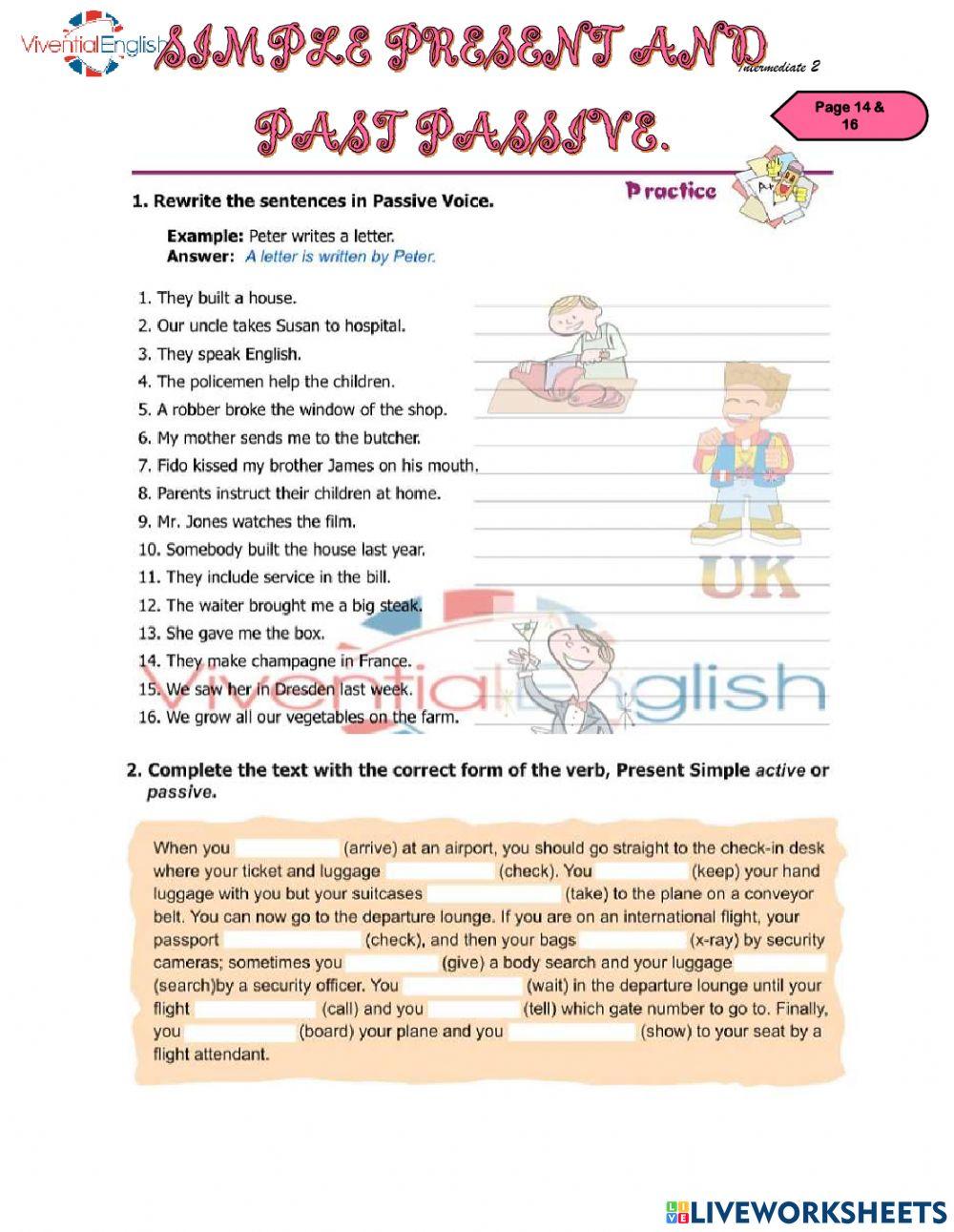 Int2- present and past passive