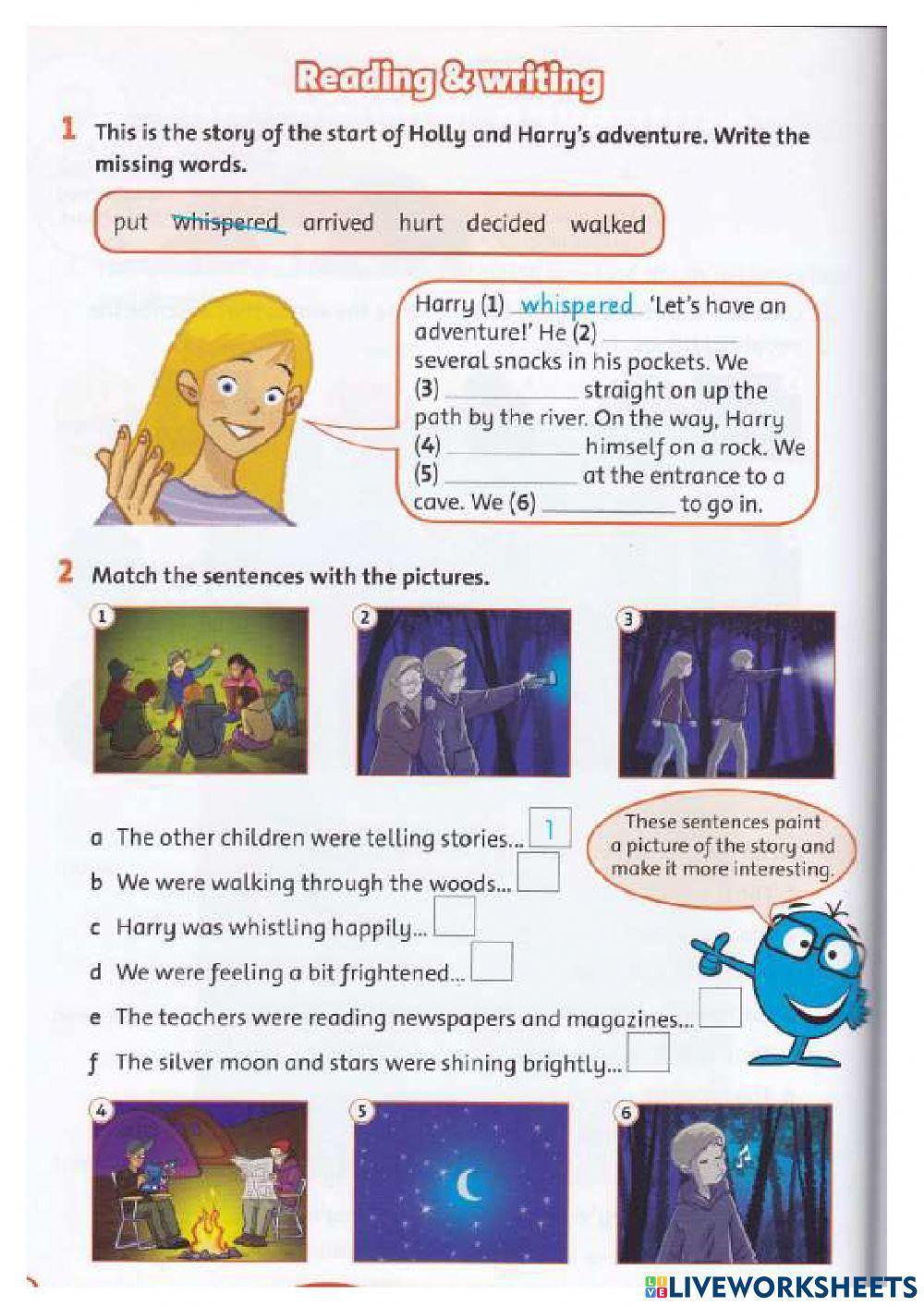 Past Continous and Camping