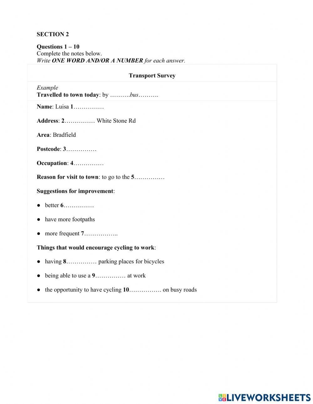Mid term ielts listening test
