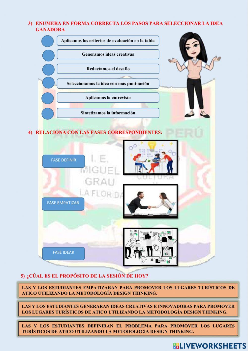 Generamos ideas creativas de solución para promover y difundir los lugares turísticos de nuestra localidad