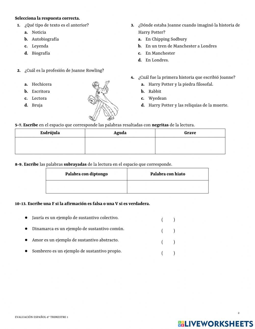 Examen español T1