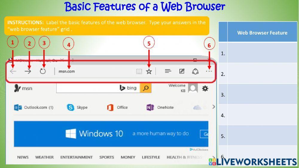 1607273 basic features of a web browser tech wiz