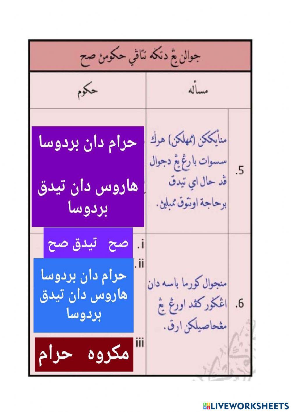Jualan yang ditegah dan sah