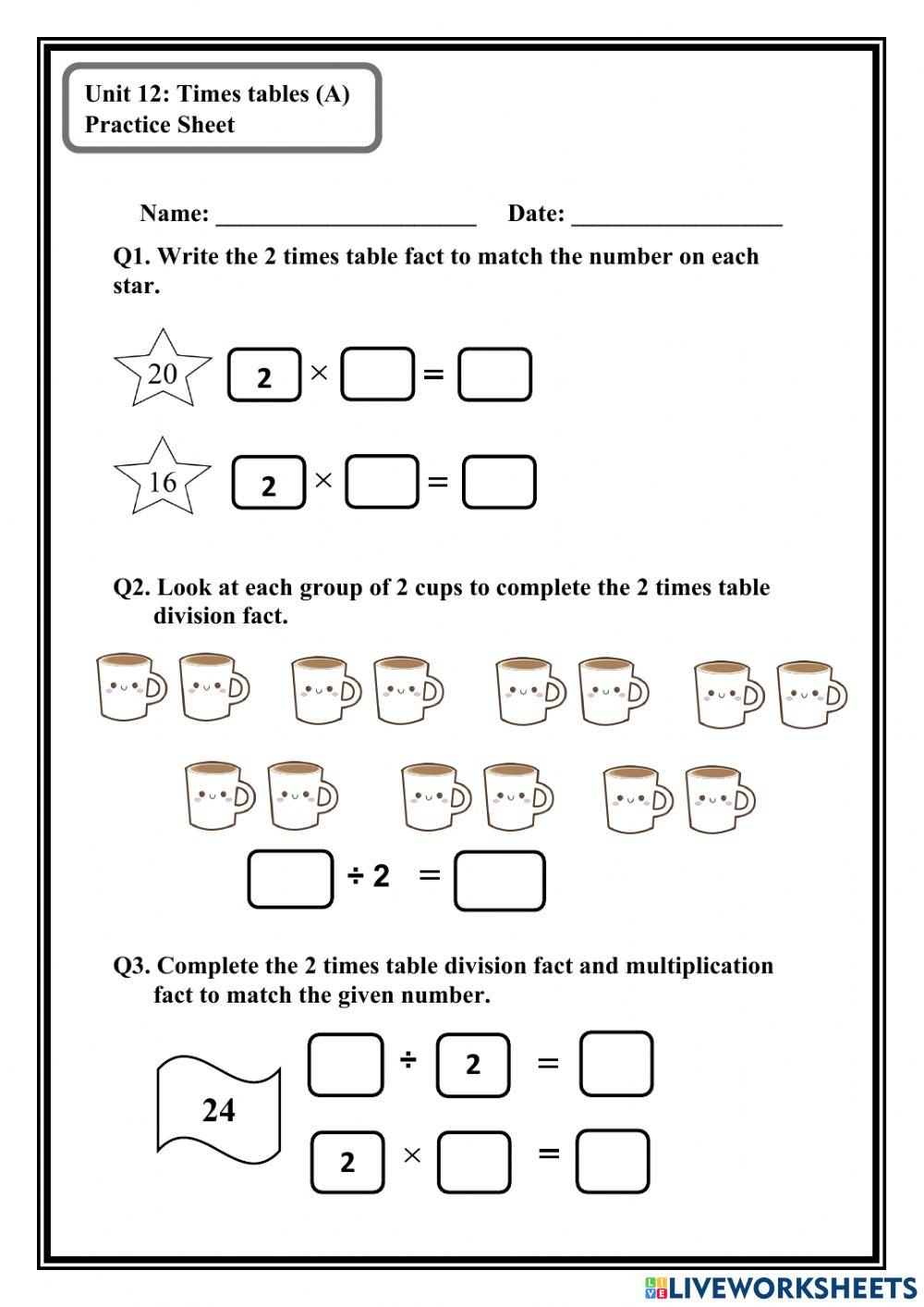 Multiplication and division