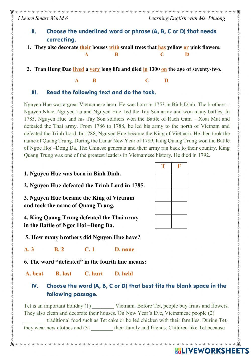 I learn smart  world - review 1