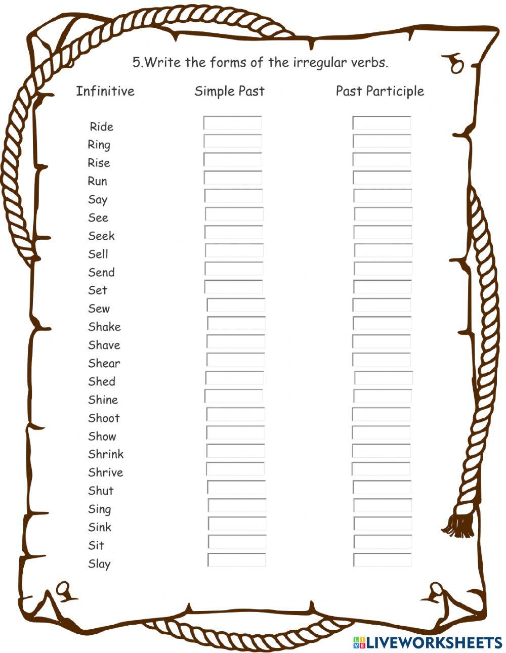 Verb Tenses - Past Tense - Exercise 23 - Review of the Past Progressive  Tense - Read Theory Workbooks