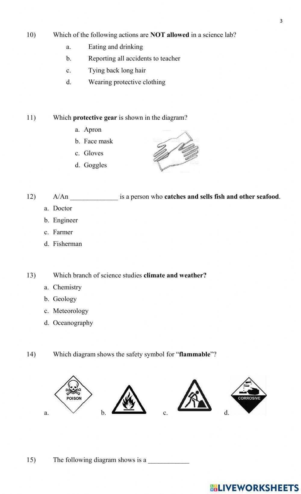 Introduction to Science Quiz