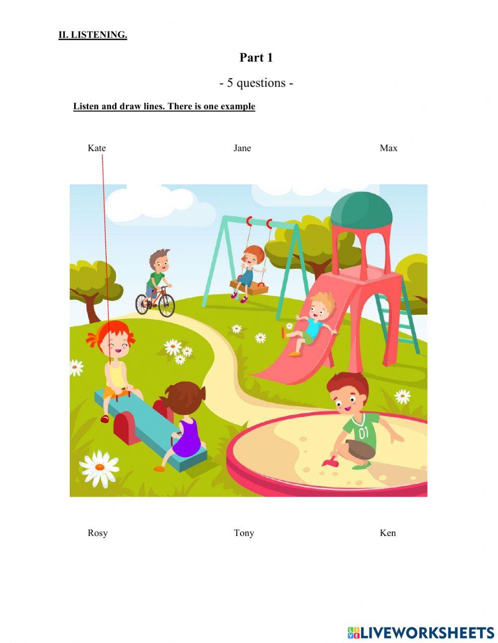 ODI3 unit 8 test listening