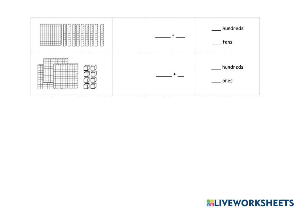 Number Sense up to 1000 online exercise for | Live Worksheets
