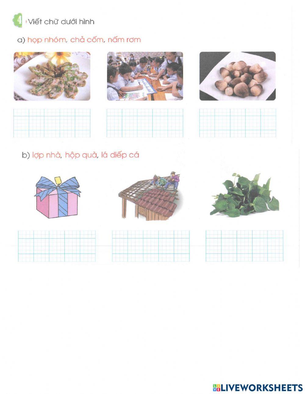 Bài tập tuần cuối tuần 9 - Tiếng Việt