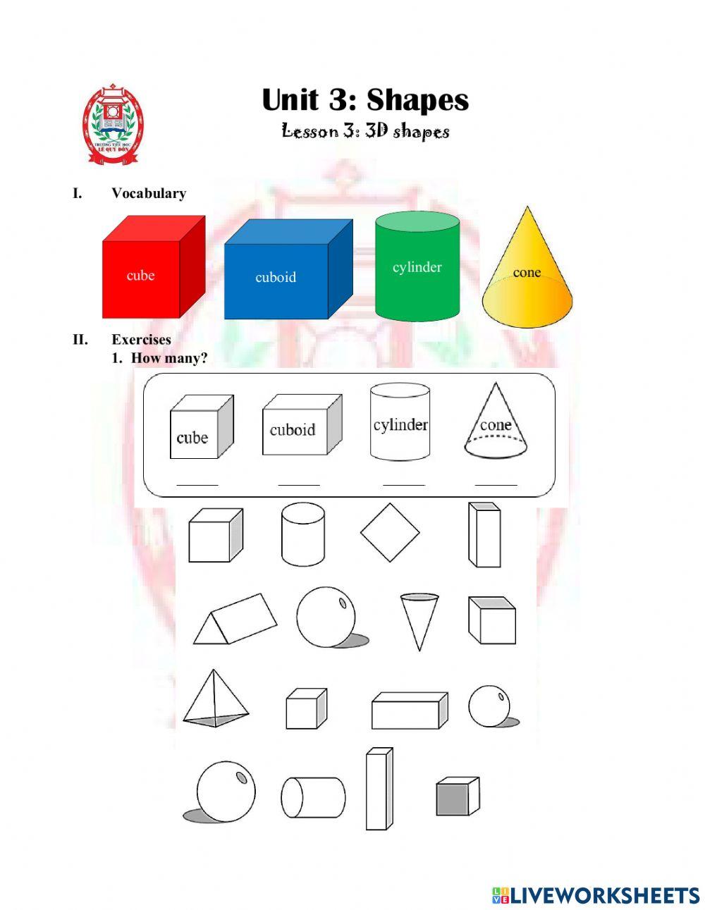M2-U3L3-3D shapes