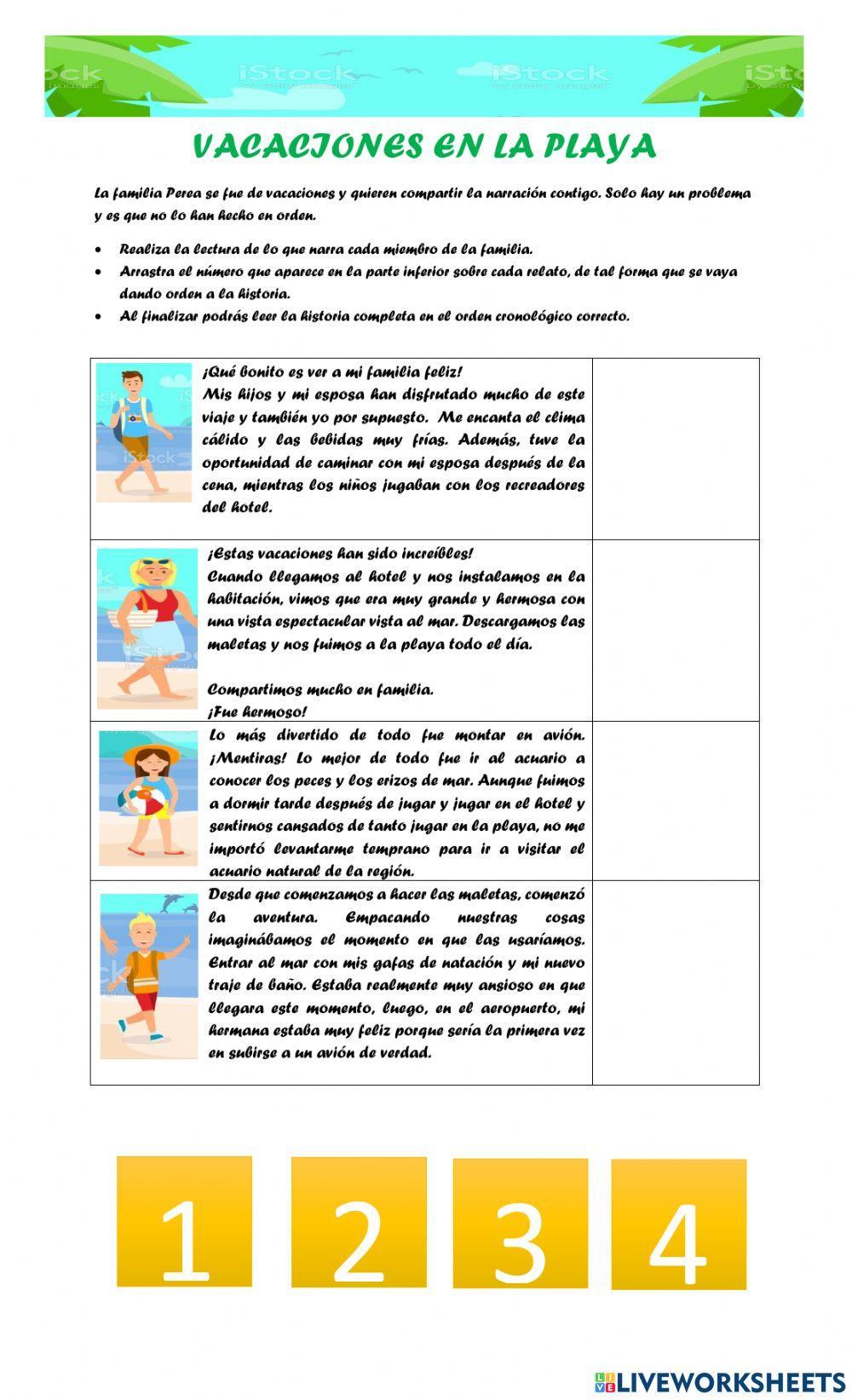 Vacaciones en la playa