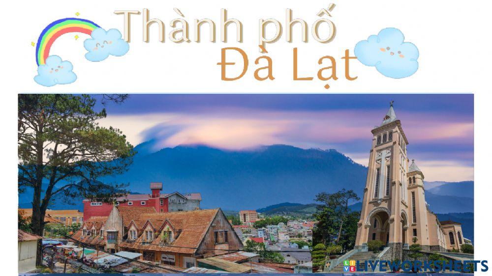 Địa lí tuần 10-Thành phố Đà Lạt