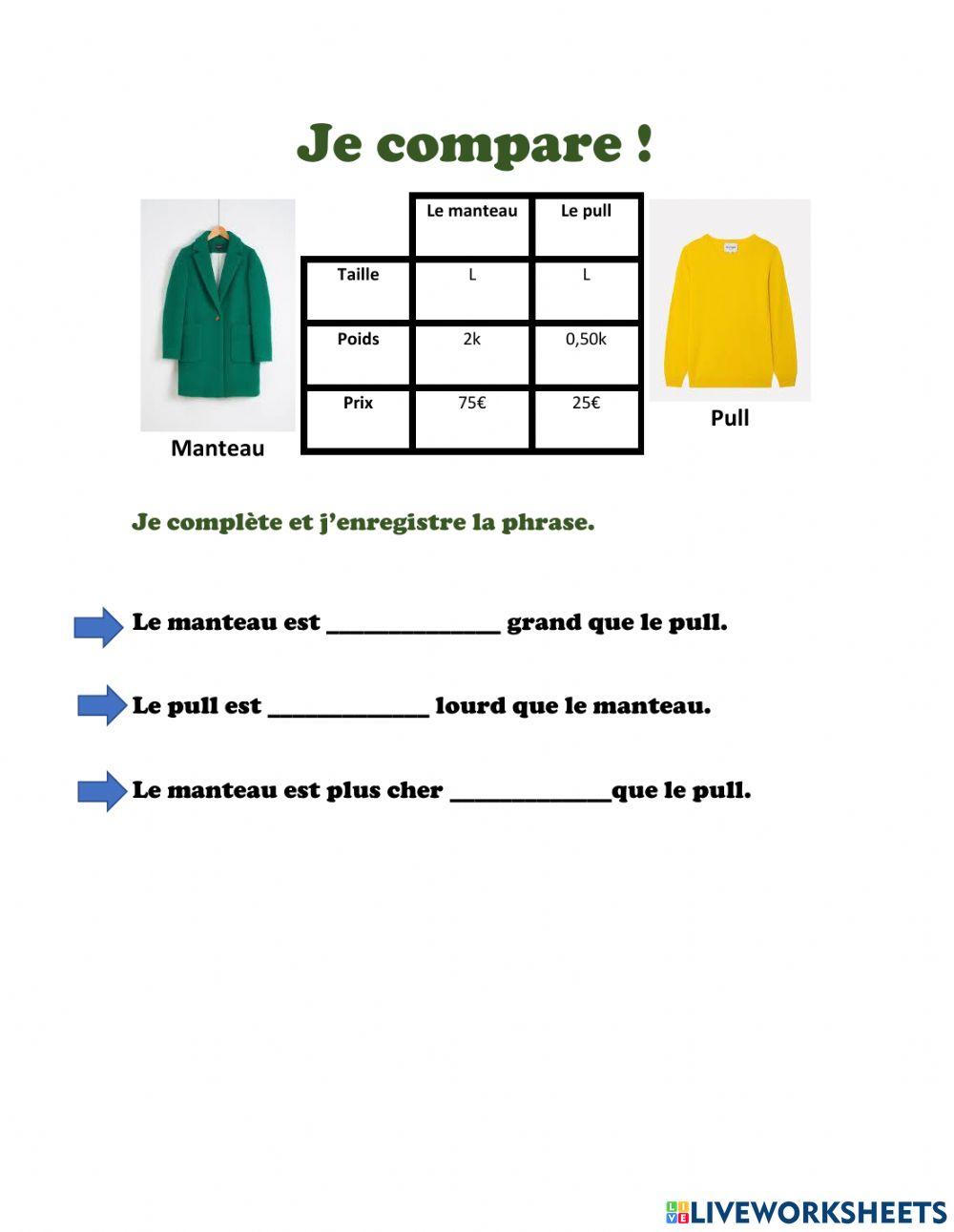 J'enregistre fiche 4