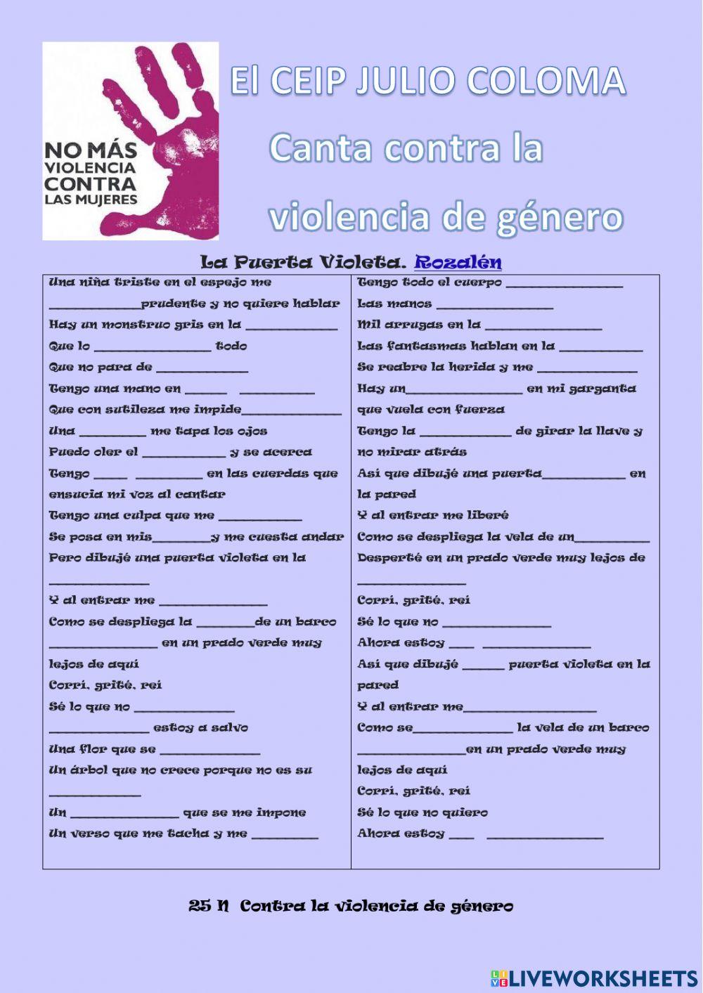 La puerta violeta