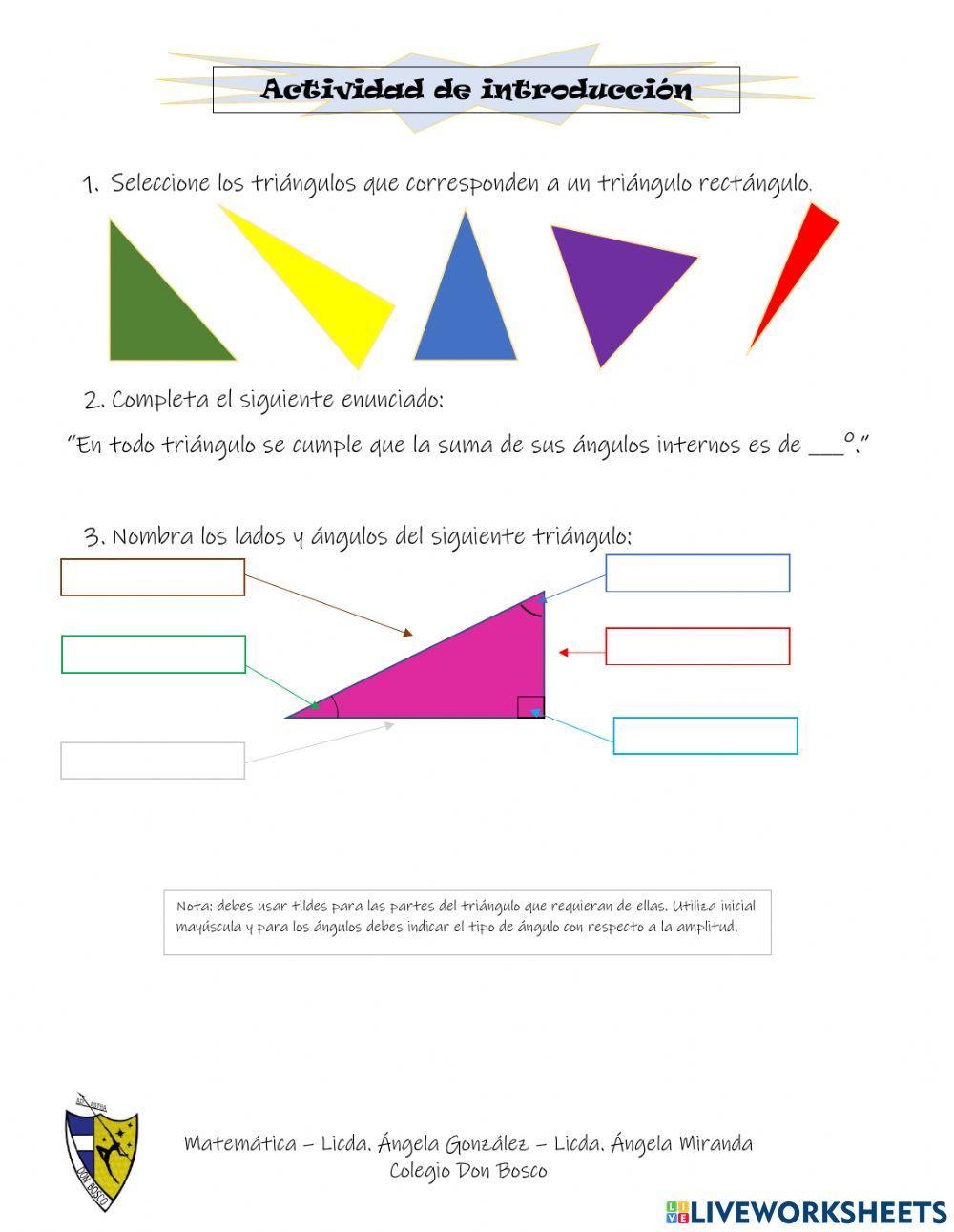 Triangulo rectángulo
