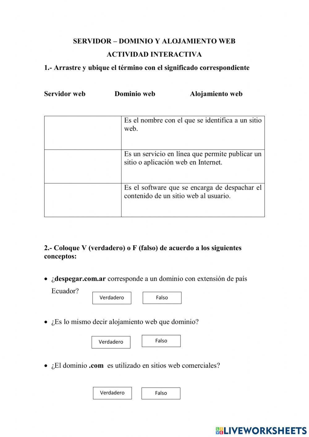 Servidor-dominio-alojamiento web