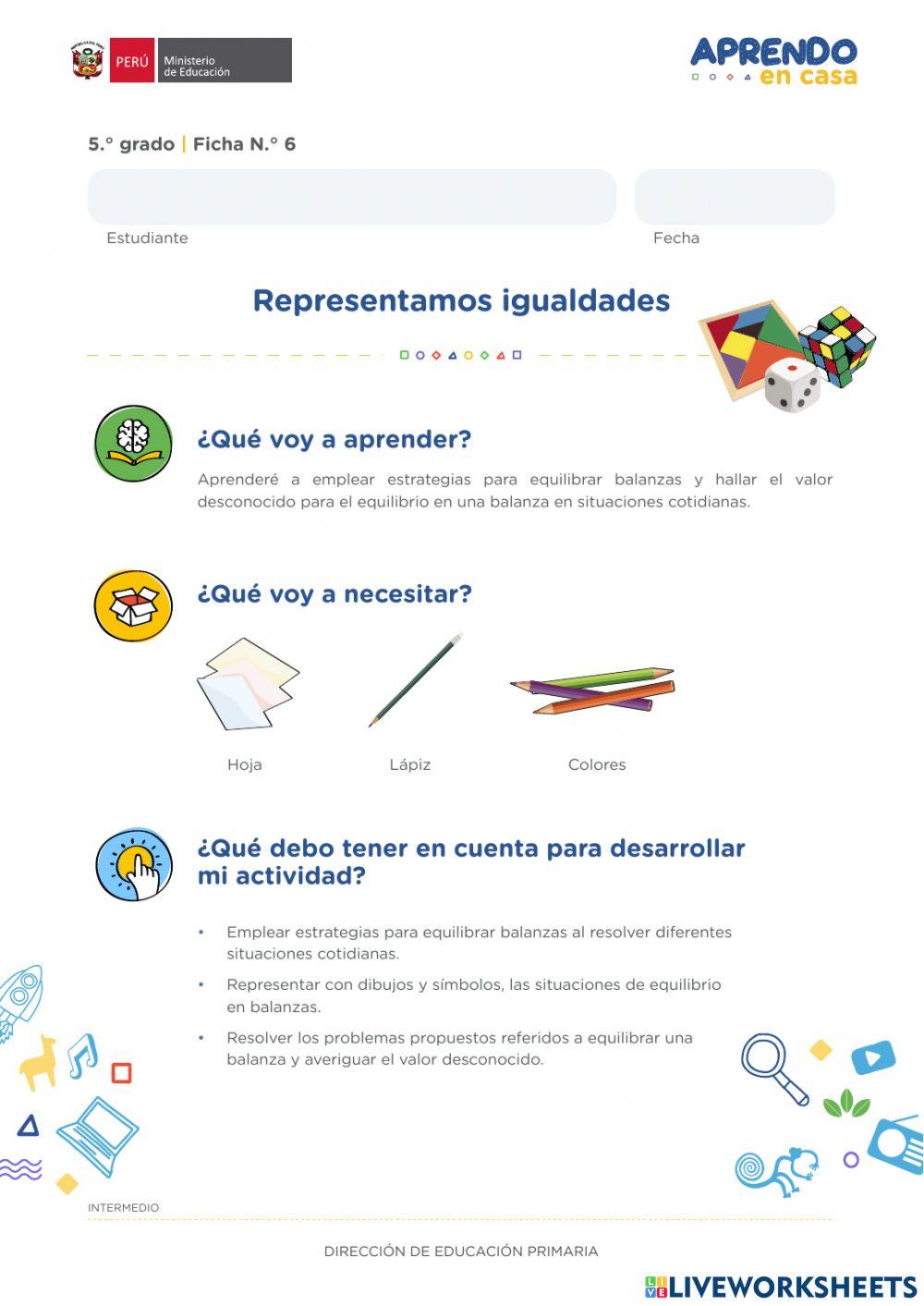 Ficha de matemática 6