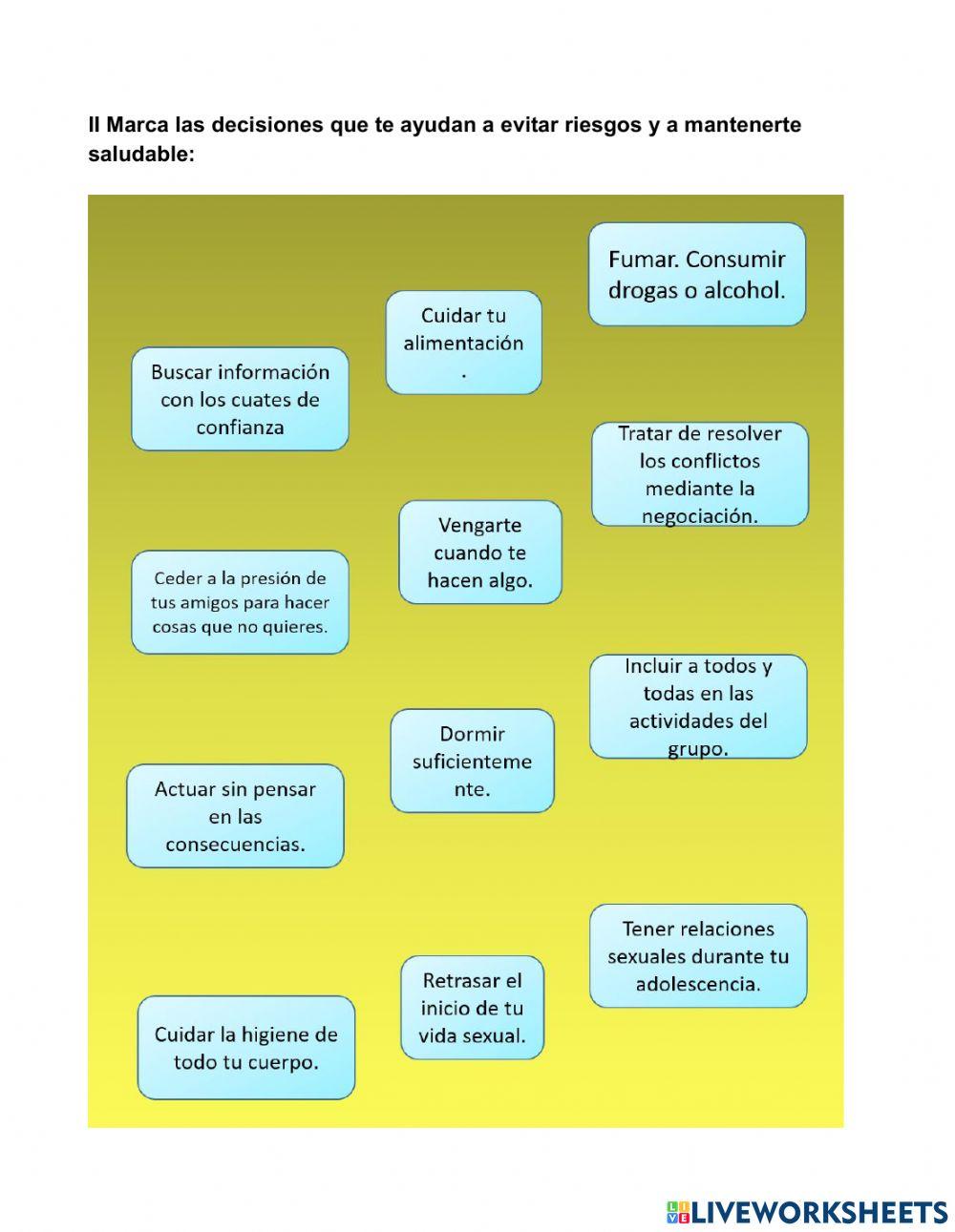 Primer examen trimestral de Formación Cívica