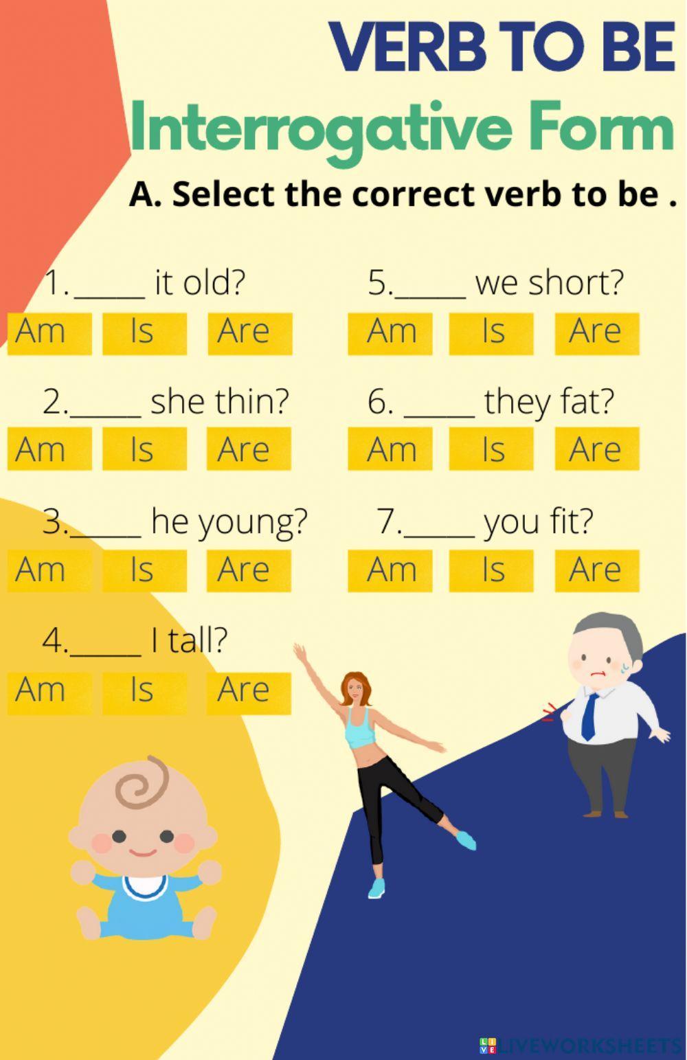 Verb to be - interrogative form