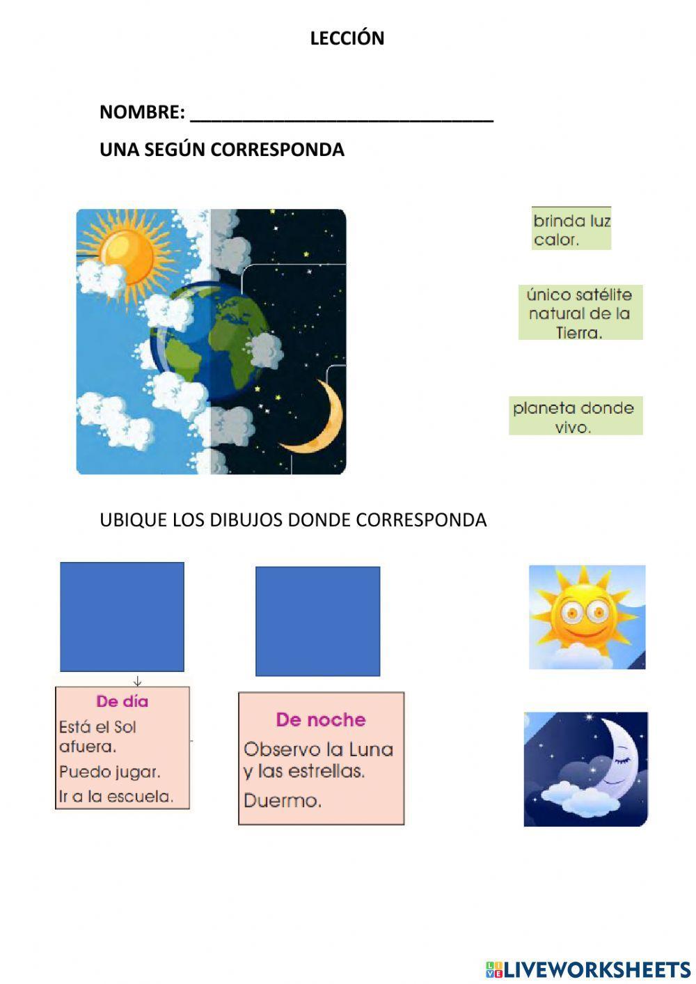 La tierra y el universo