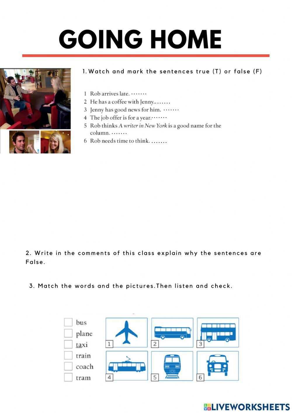 Practical English: Going home