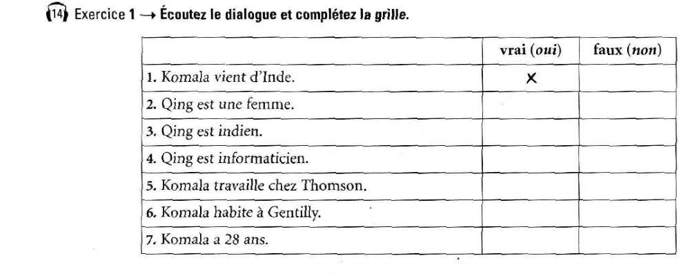 Examen Francais 1 IJV