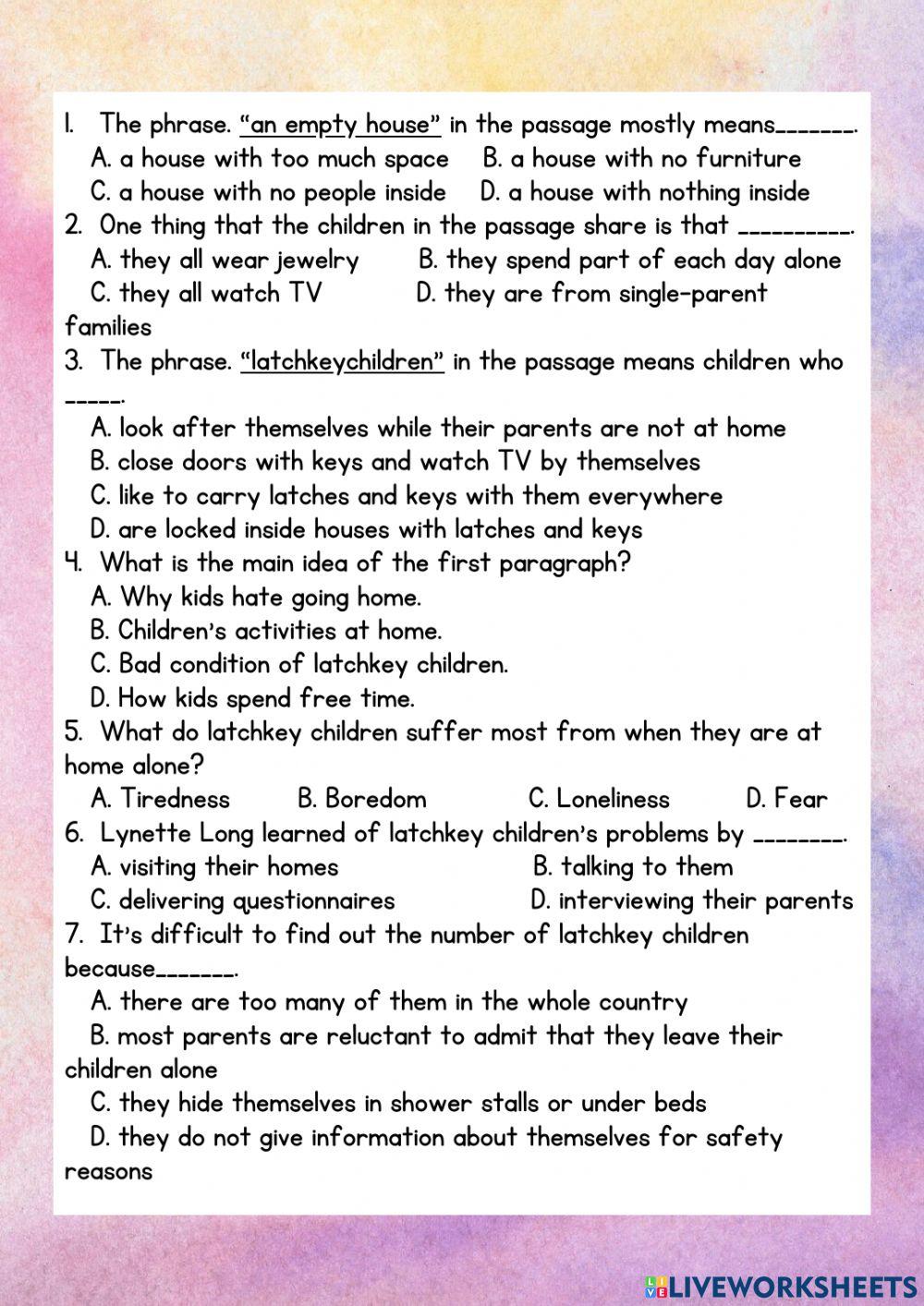 Unit 4: special education