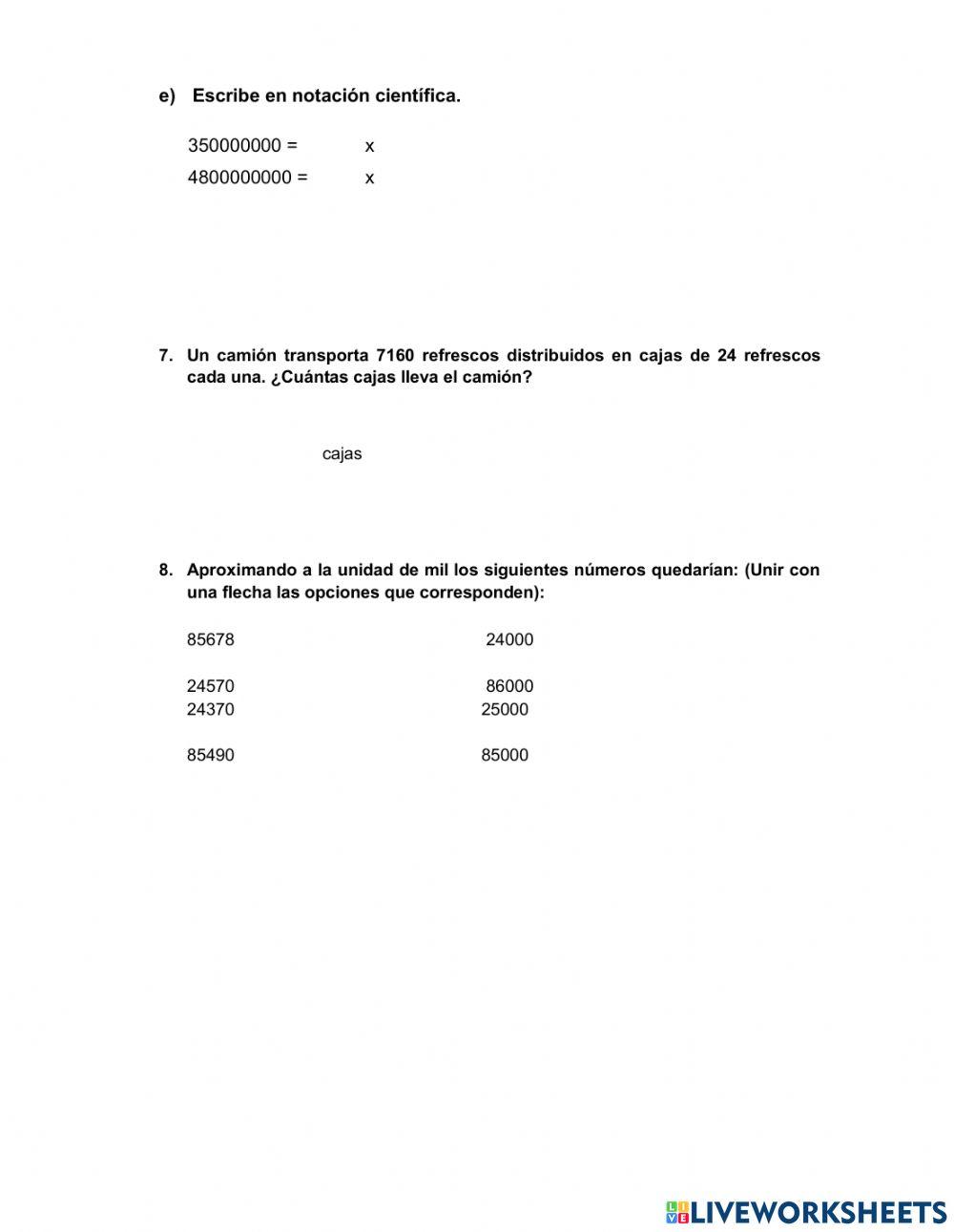 Primer Parcial 6to AC Matemática