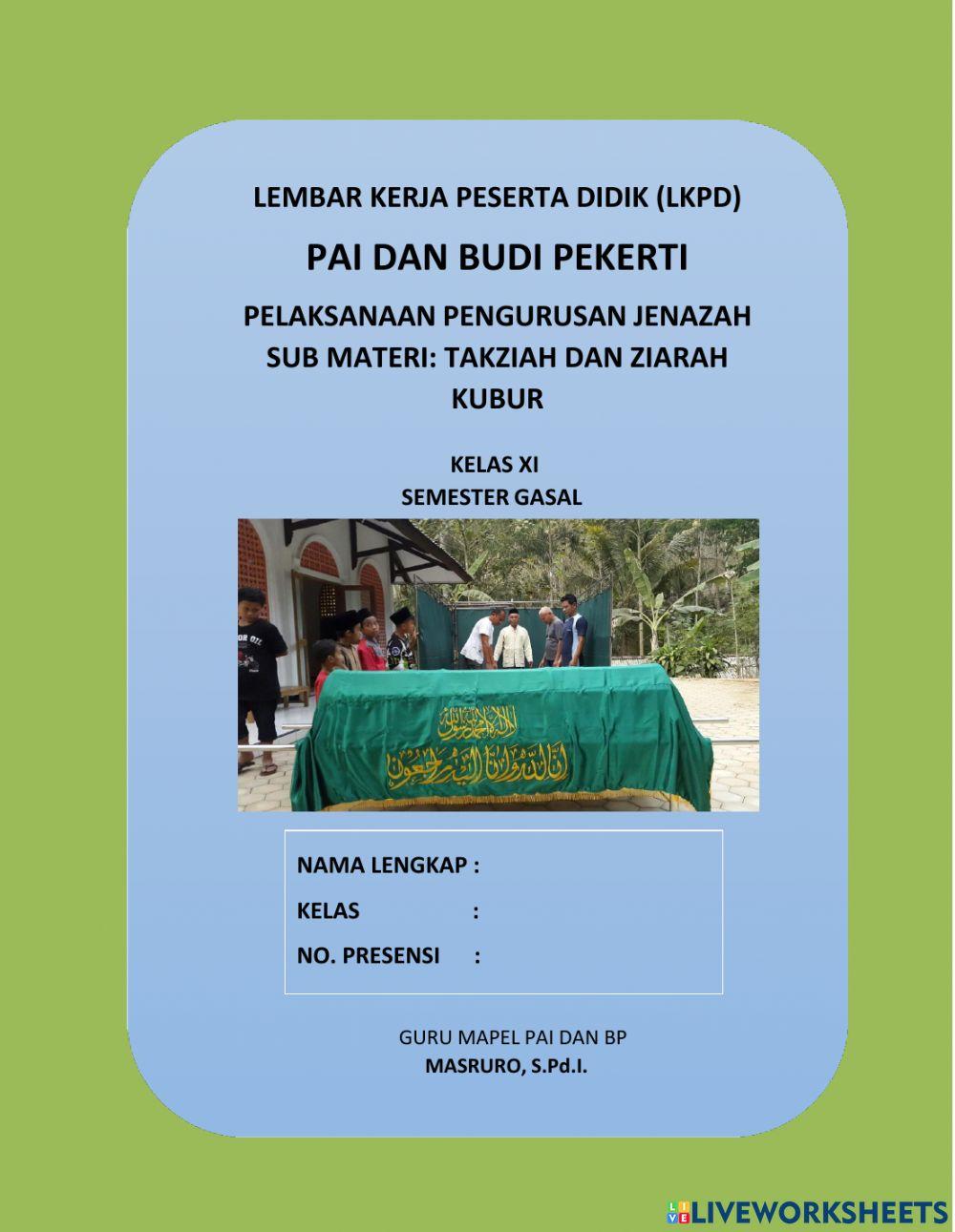 Takziah dan Ziarah Kubur