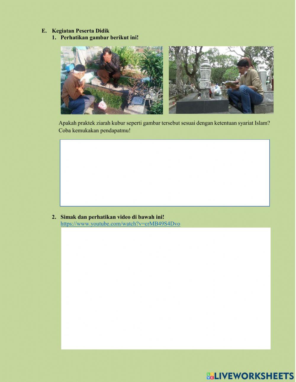 Takziah dan Ziarah Kubur