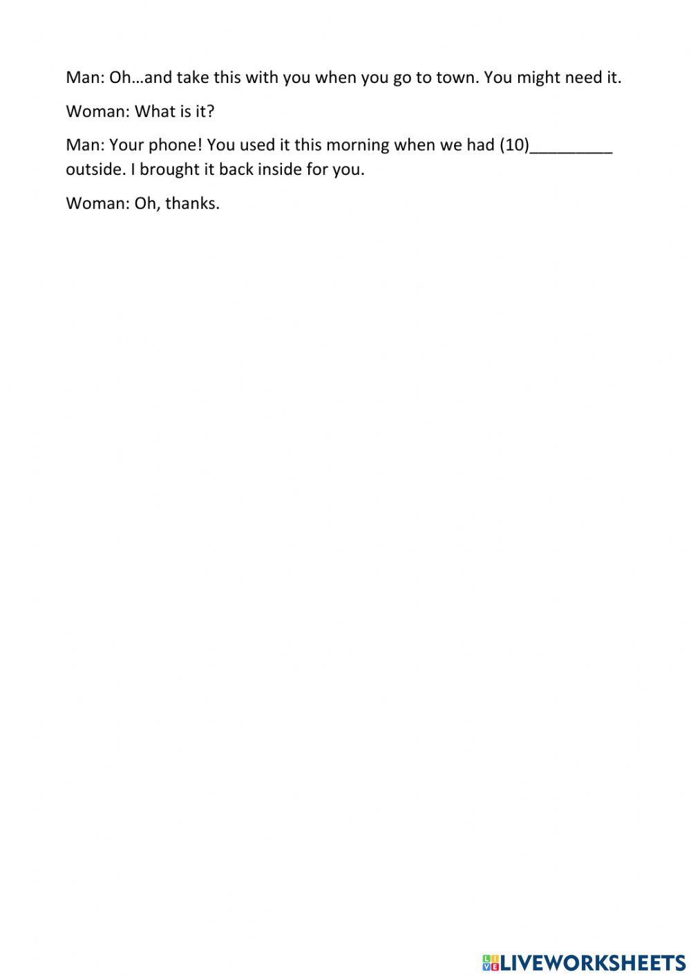 Flyers 9-test 1-listening part 3