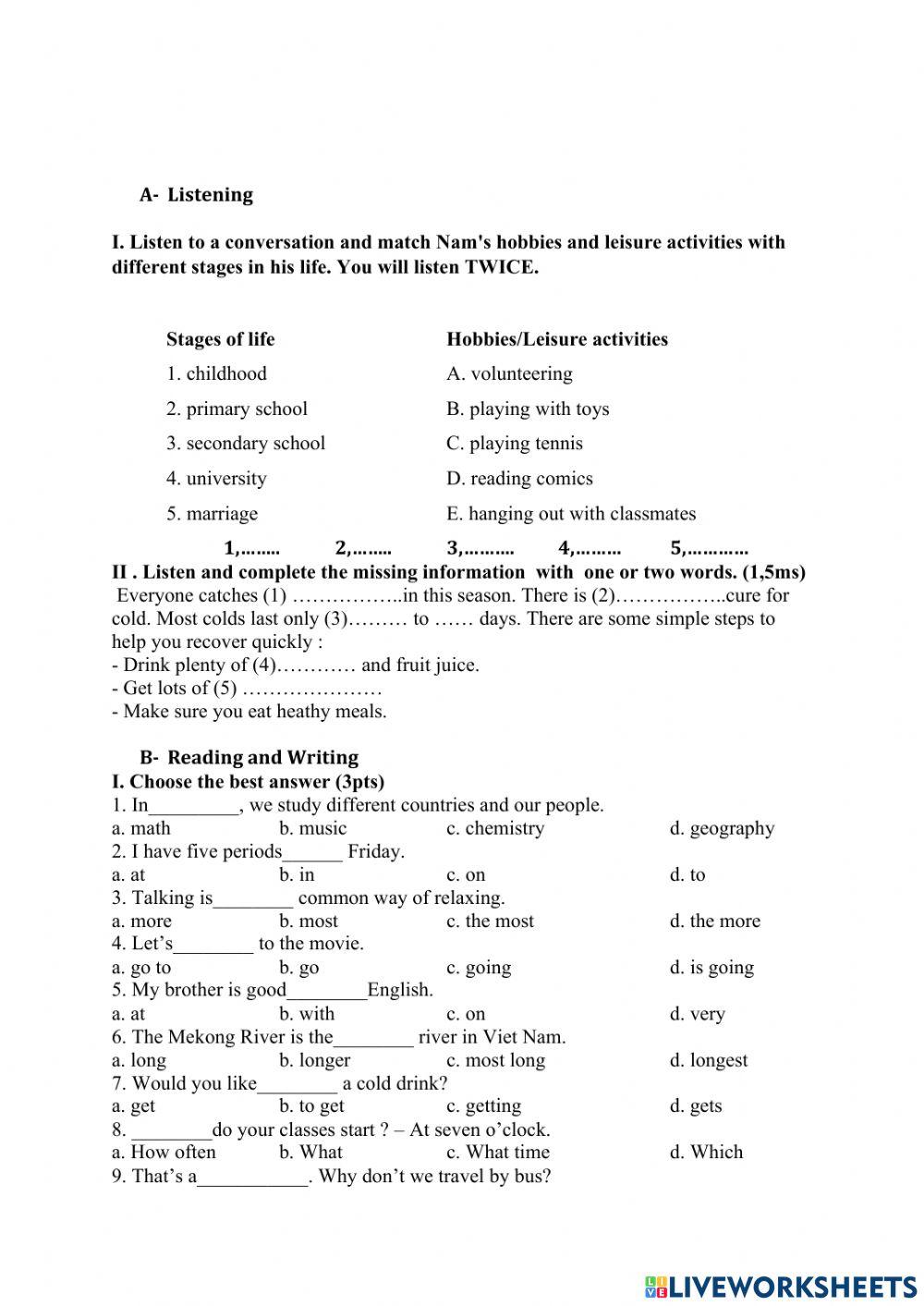 Final Test- G7- sample
