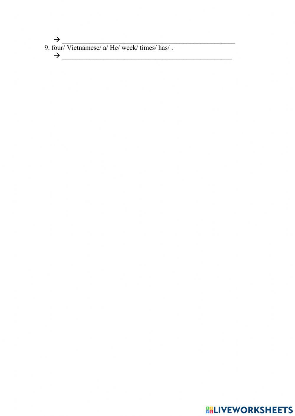 Unit 6 How many lessons do you have today?