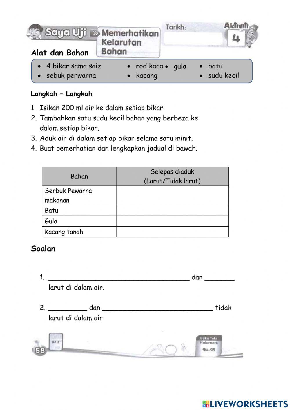 Campuran (TH 2) Aktiviti 4 - MS 58