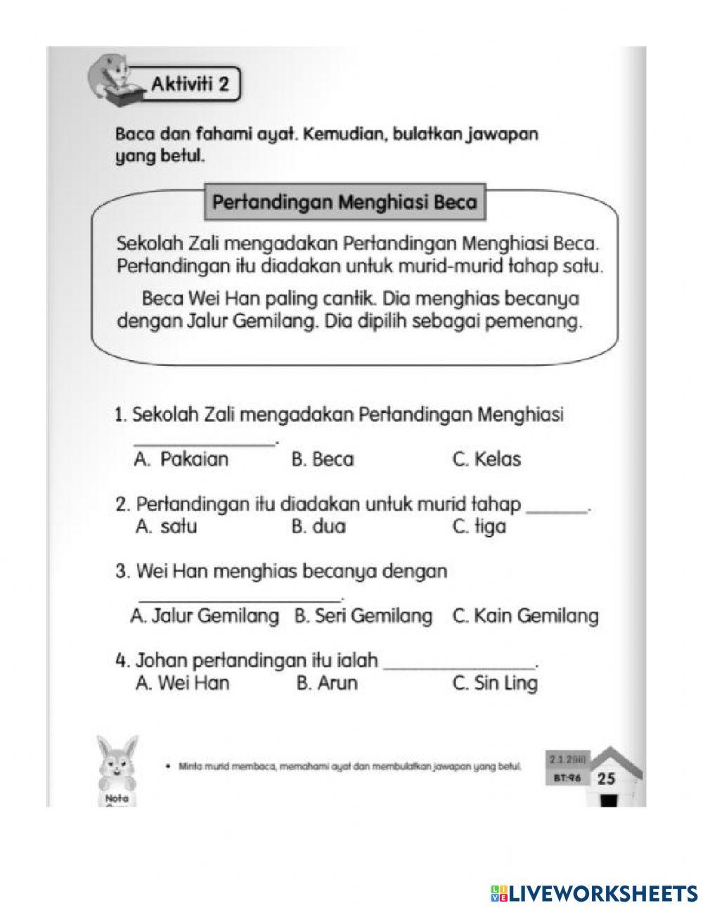 UNIT 17-Bendera Malaysia (ms25)