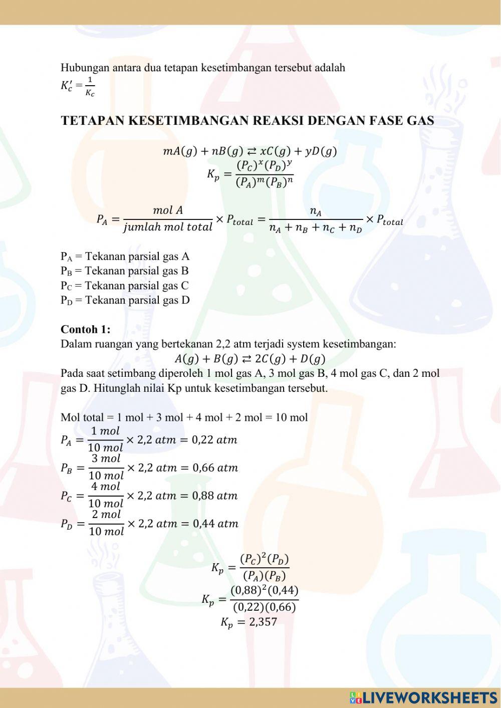 LKPD Kesetimbangan Kimia