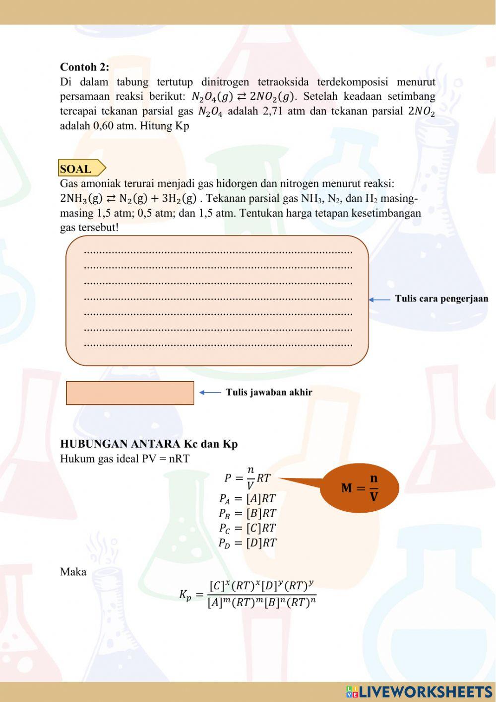 LKPD Kesetimbangan Kimia