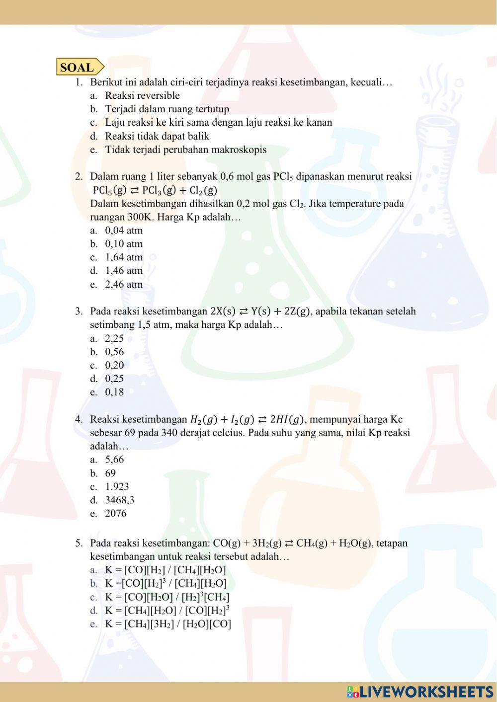 LKPD Kesetimbangan Kimia