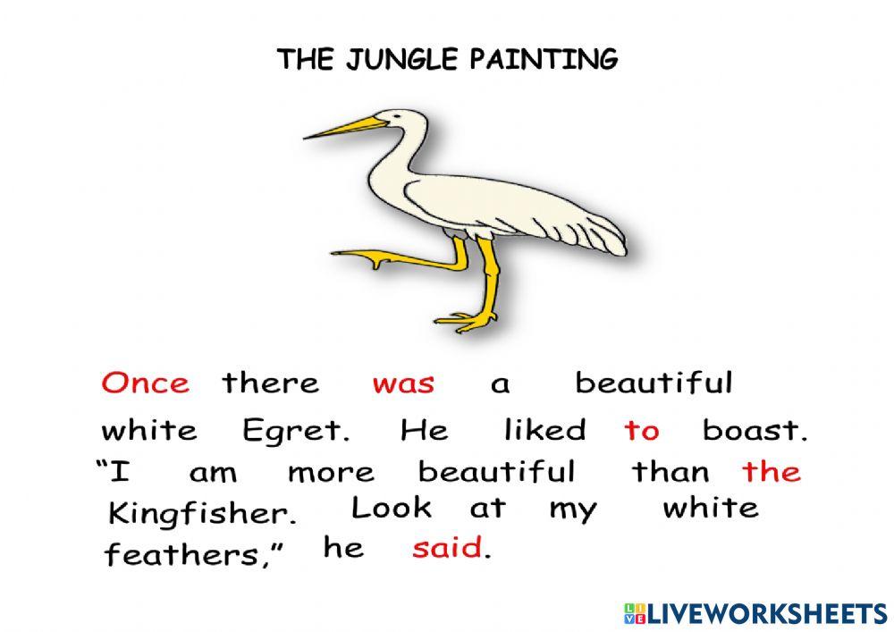 JUngle Painting Year 2A week 41