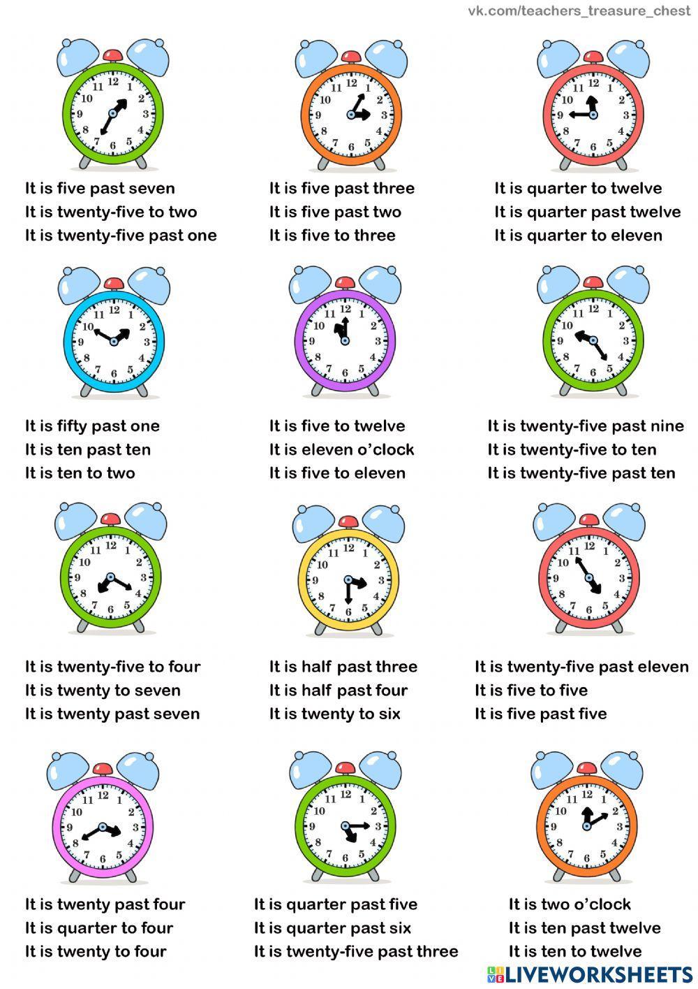 What's the time? What's the time?