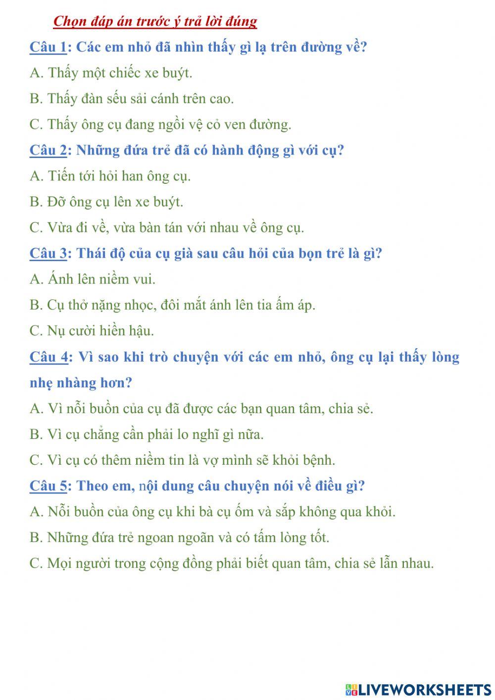 Tập đọc tuần 8