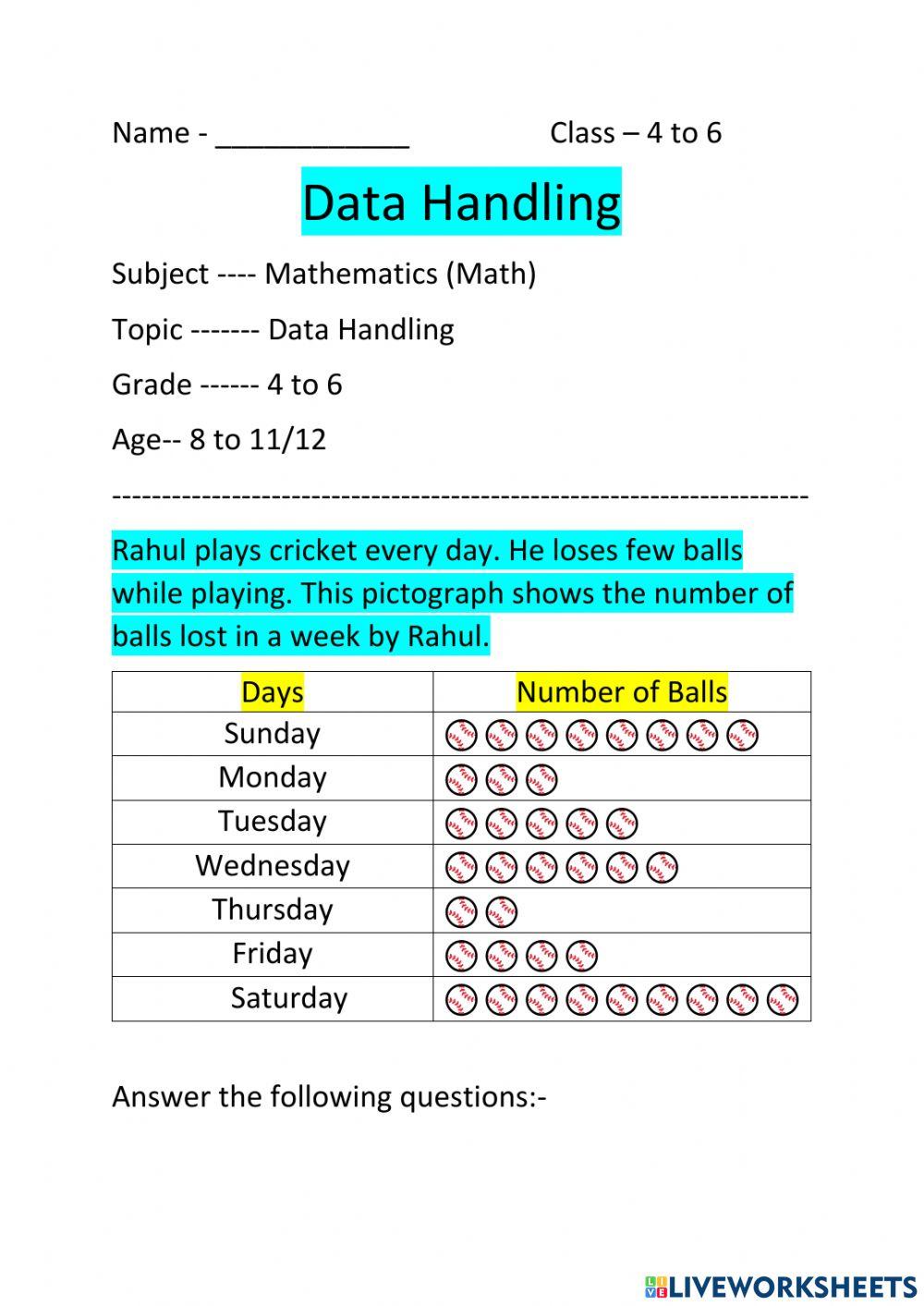 1610711 data handling sanvirawka liveworksheets