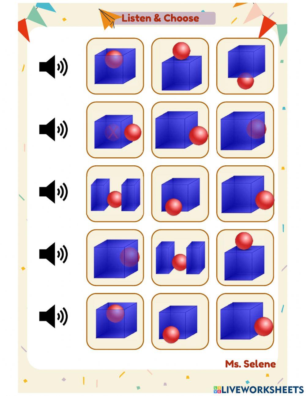 Prepositions of Place