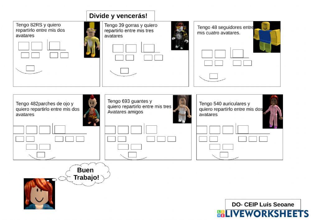 Divide con Roblox 1