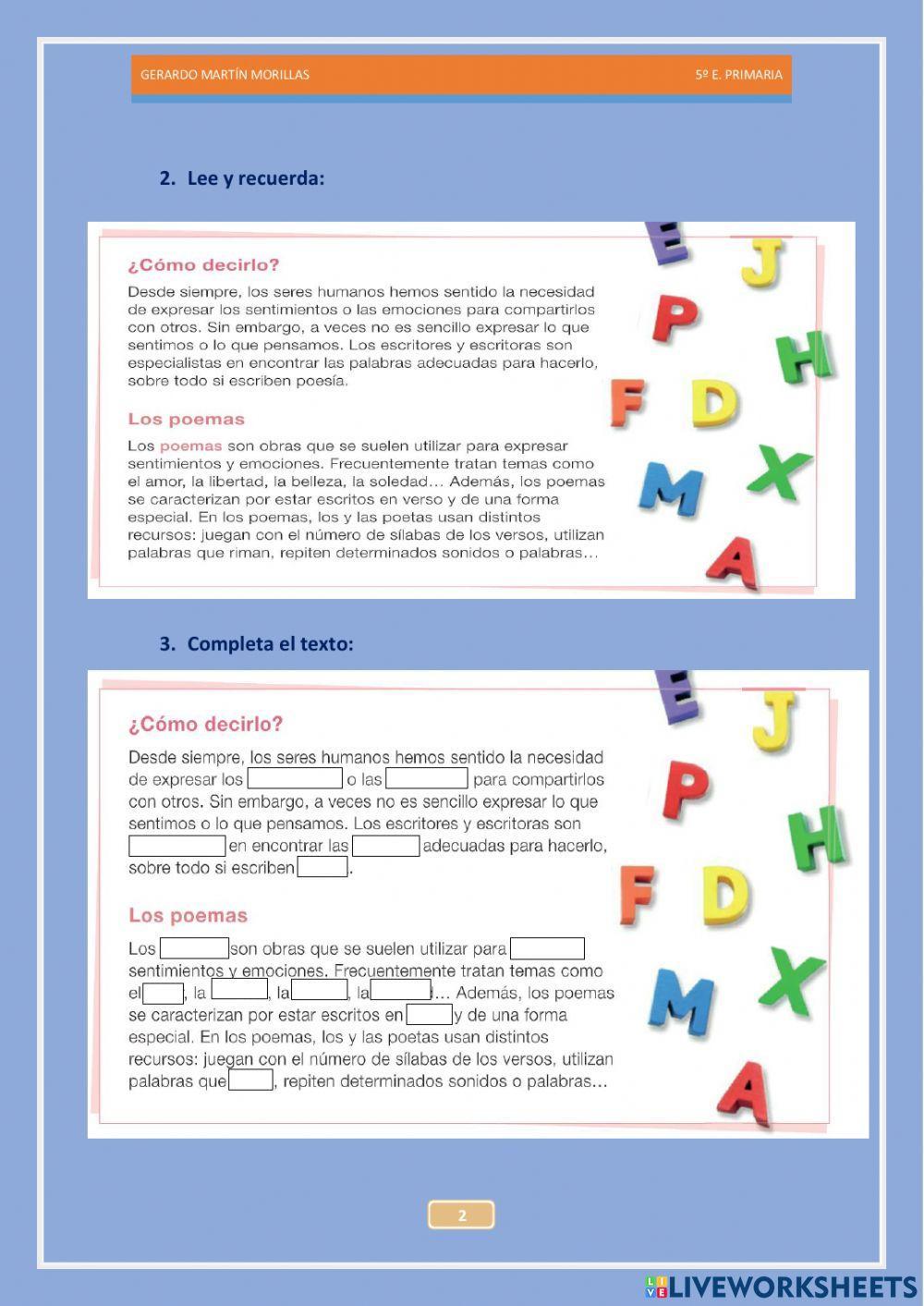 Competencia literaria. Tarea 3.