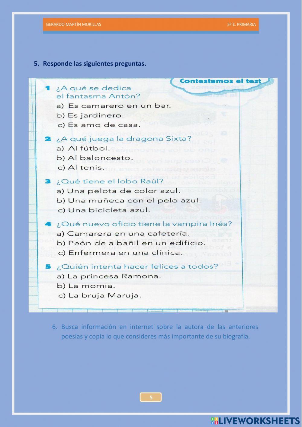 Competencia literaria. Tarea 3.