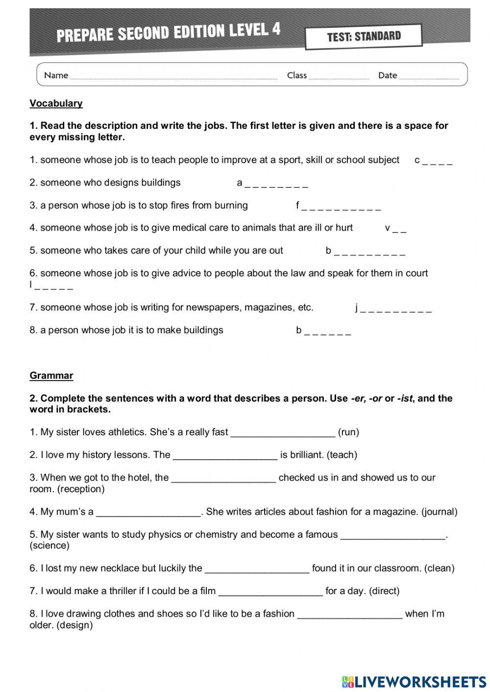 Consolidation unit 18 - Prepare 4